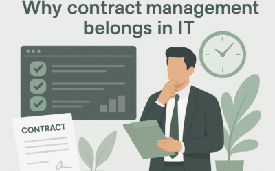 Why contract management belongs in IT – not buried in procurement
